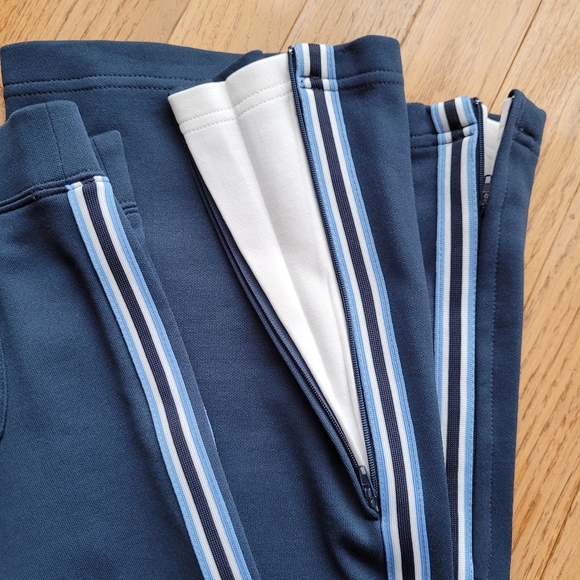 Izod Movement Blue Striped Track Suit Women M - Picture 2 of 15